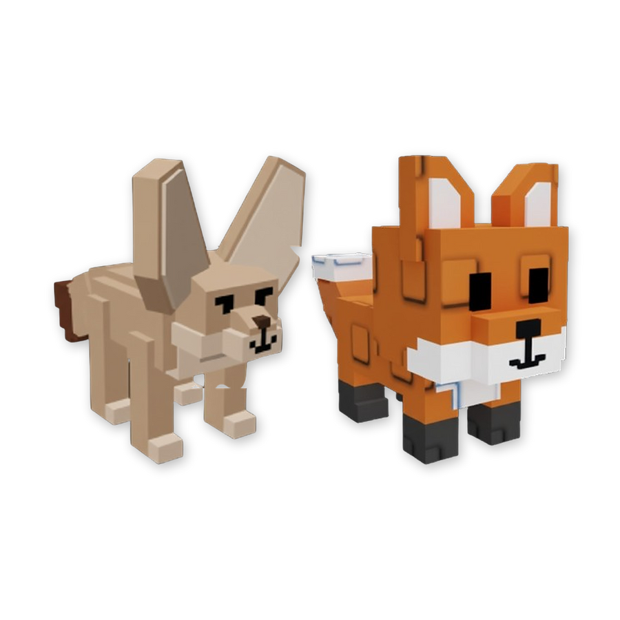 Fennec Fox + Red Fox Bundle