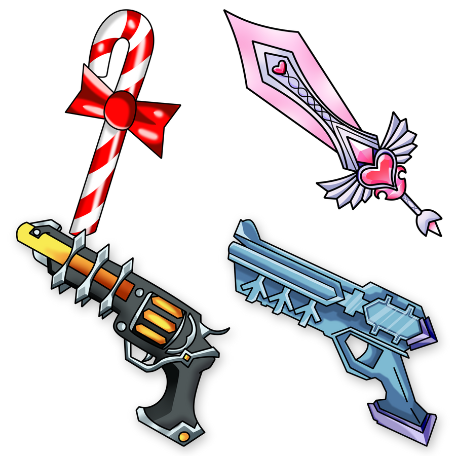 حزمة Candy + Heartblade + Icebeam + Hallow Gun