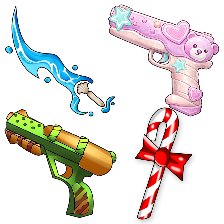 حزمة Candy + Treat + Water Gun + Waves