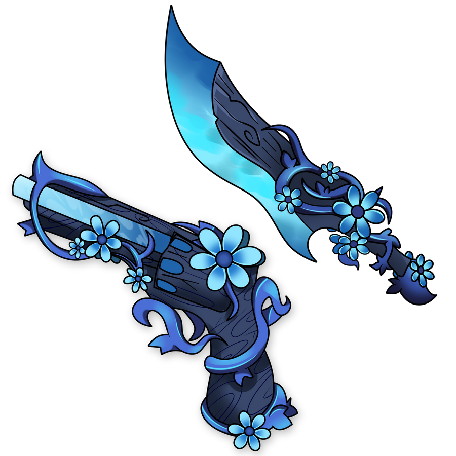 حزمة Flowerwood Knife + Flowerwood Gun