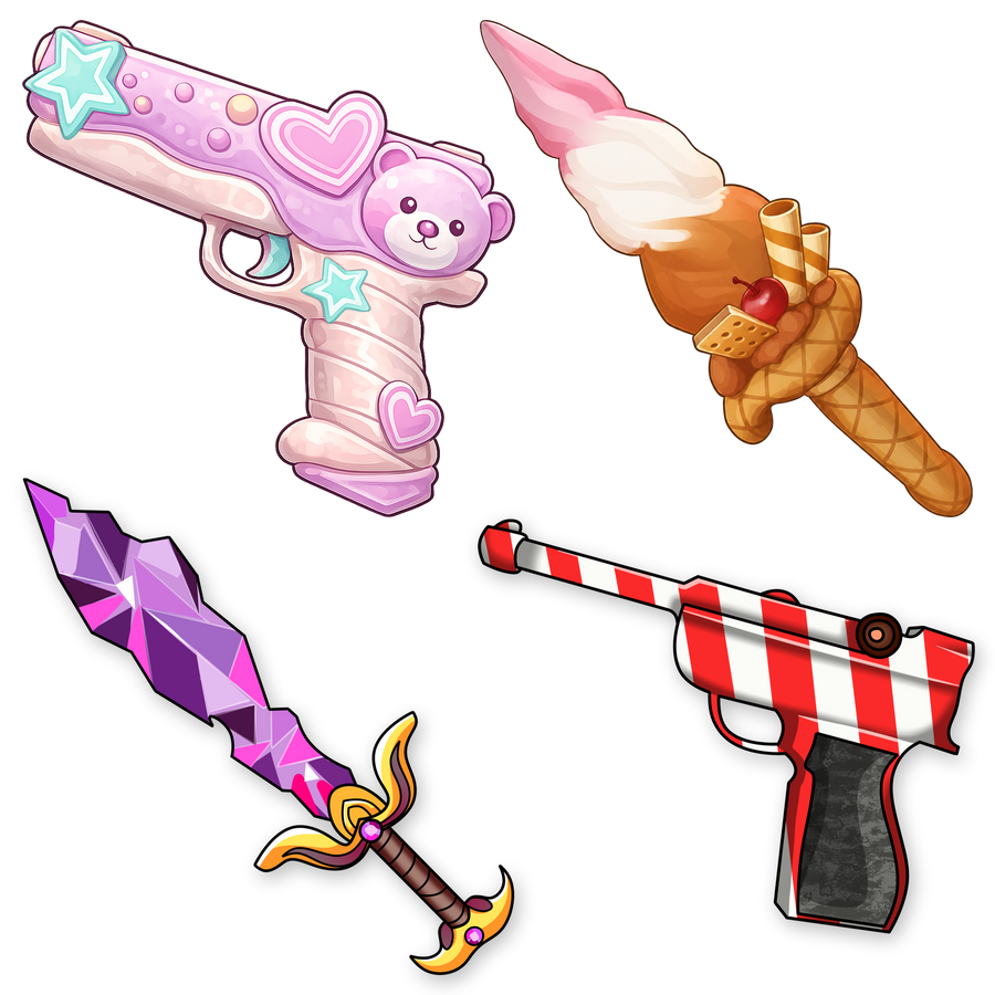 حزمة Gemstone + Icecream + Treat + Lugercane
