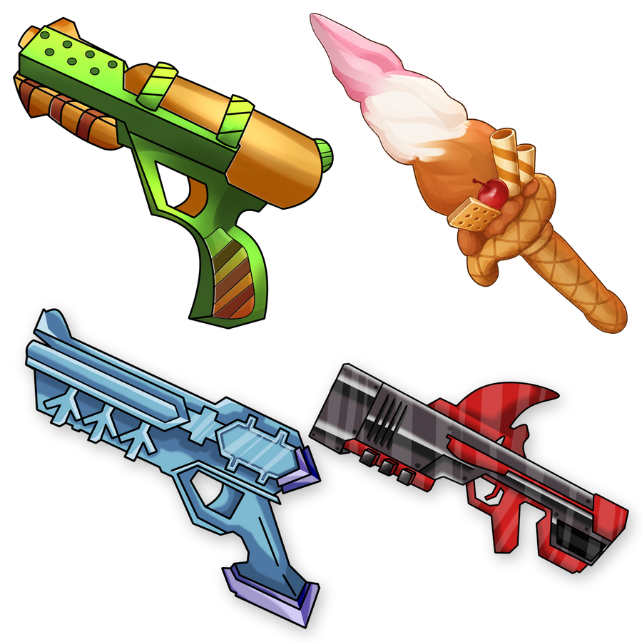 حزمة Icecream + Icebeam + Shark + Water Gun
