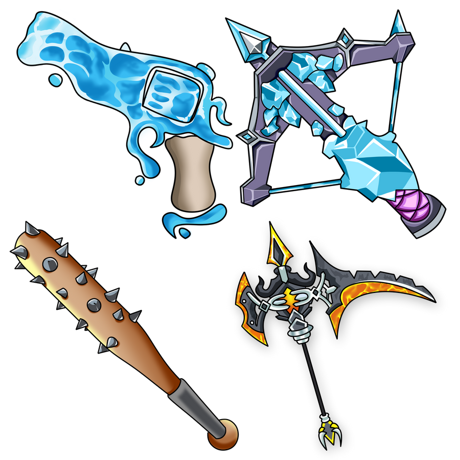 حزمة Icepiercer + Bat + Hallowscythe + Ocean Gun