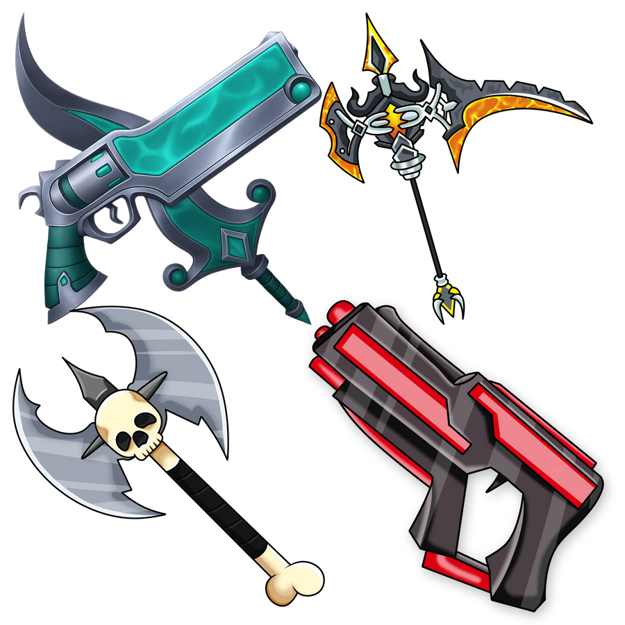 حزمة Phantom Set + Hallowscythe + Laser + BattleAxe