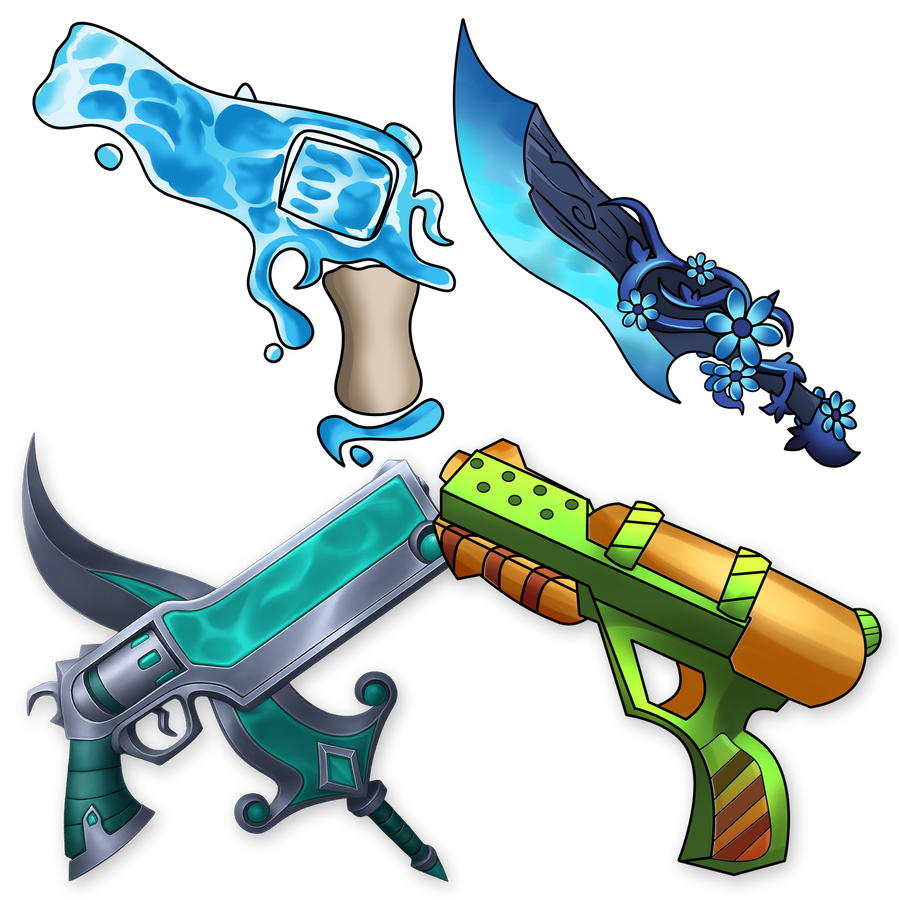 حزمة Phantom Set + Water Gun + Ocean Gun + Flowerwood Knife