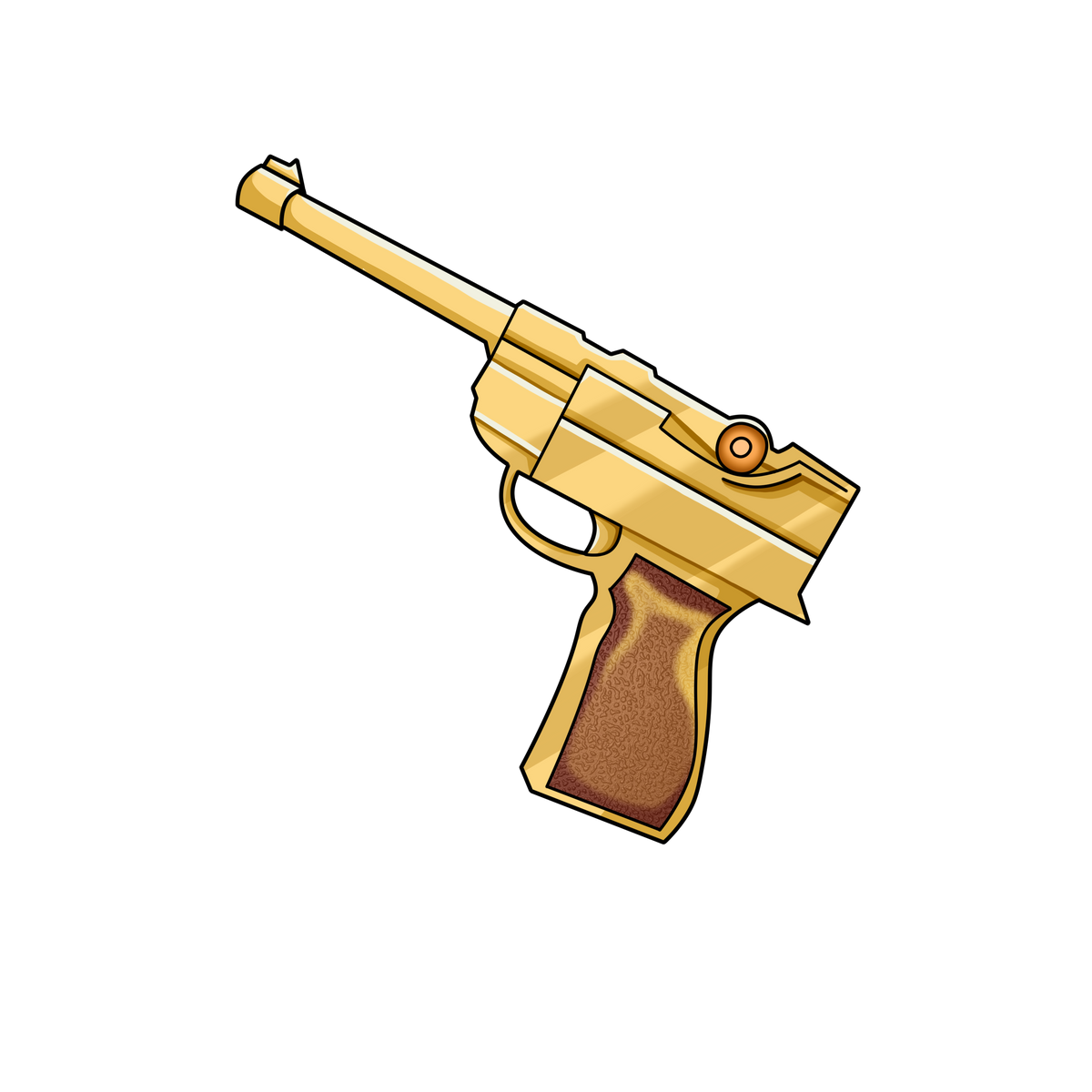 luger gun MM2