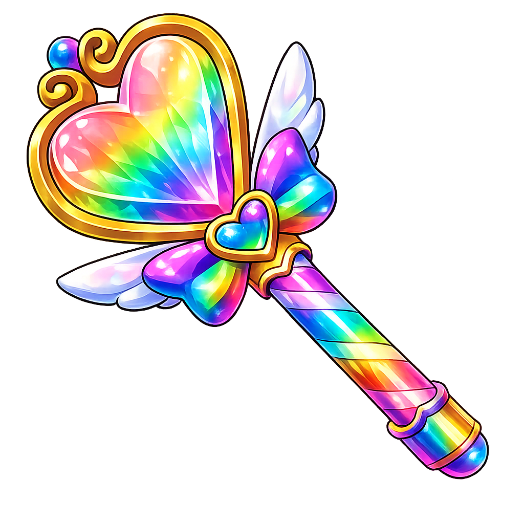 chroma heart wand knife MM2