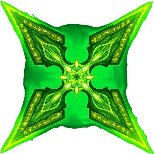 Green ninja star