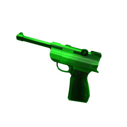 Green Luger Gun