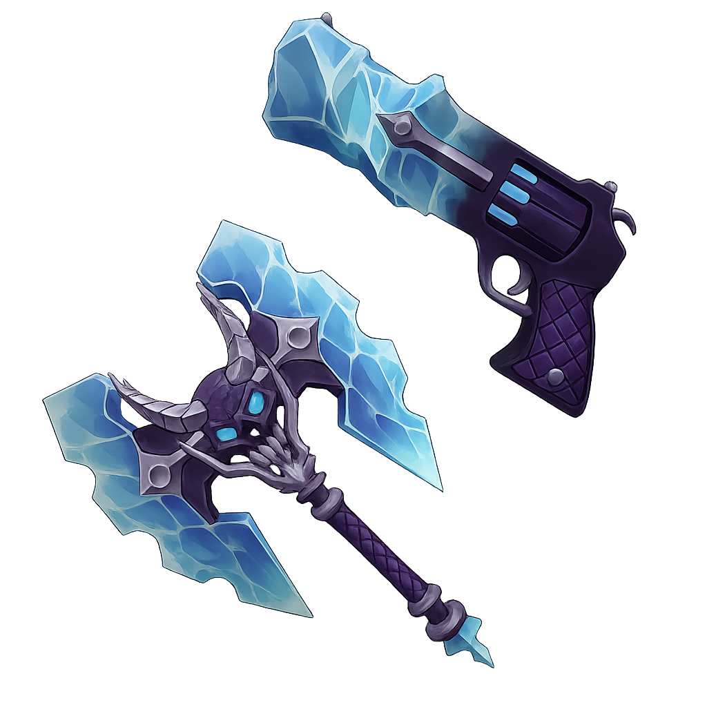 MM2 Ice Set Roblox Murder Mystery 2 ice themed weapons